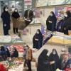 بازدید مسئولان اداره آموزش و پرورش منطقه ۱۳ از بازارچه هنری